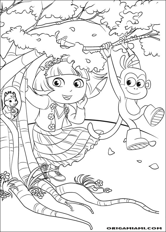 Dora the Explorer coloring page (127)