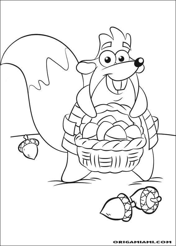 Dora the Explorer coloring page (128)