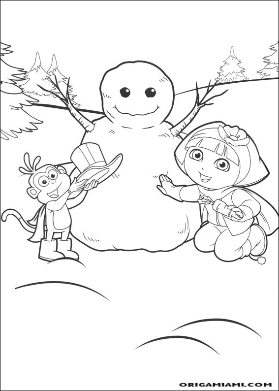 Dora the Explorer coloring page (130)