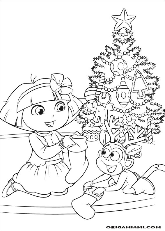 Dora the Explorer coloring page (132)