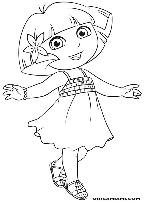 Dora the Explorer coloring page (133)