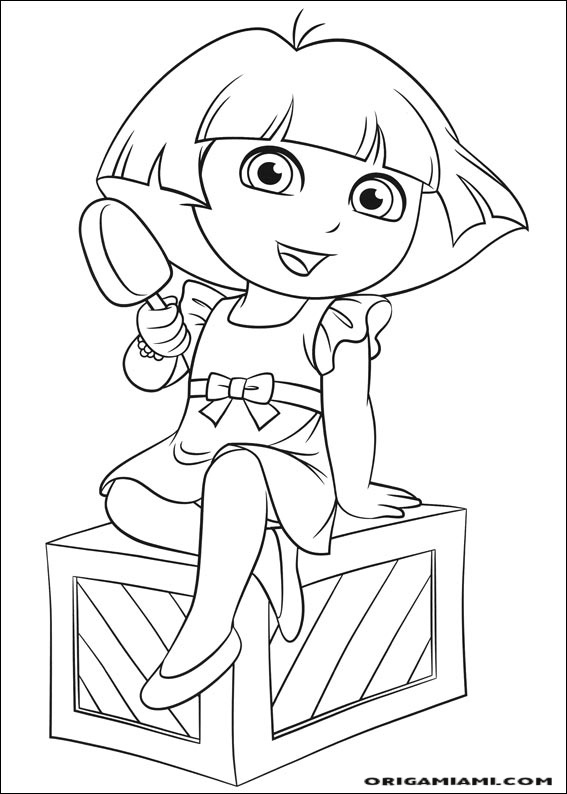 Dora the Explorer coloring page (134)