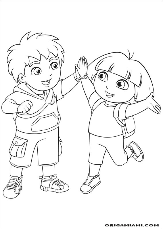 Dora the Explorer coloring page (135)