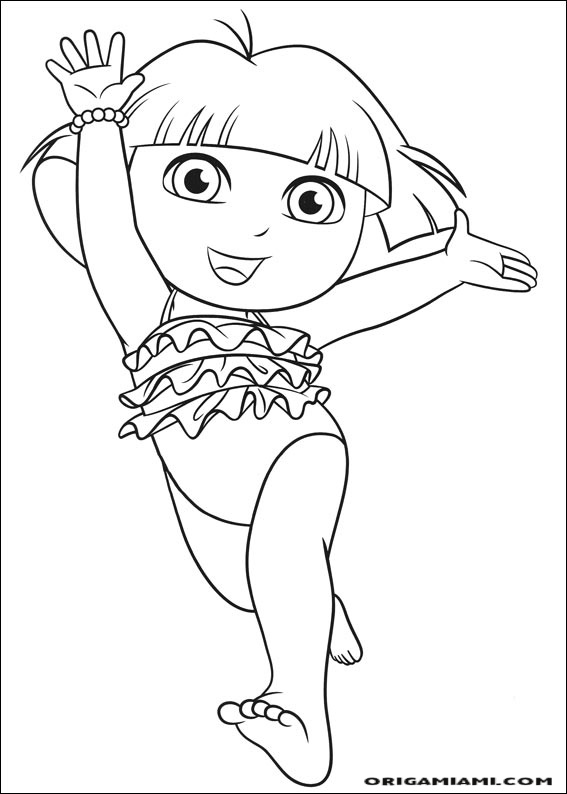 Dora the Explorer coloring page (138)