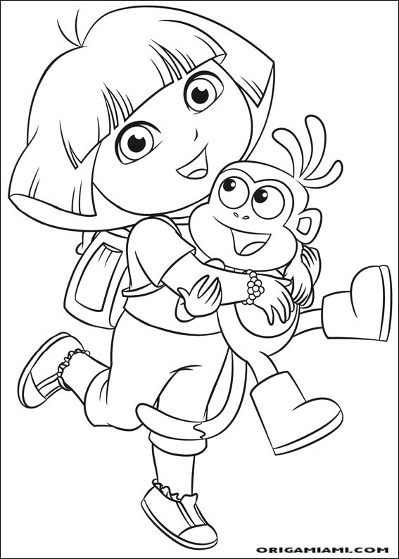 Dora the Explorer coloring page (140)