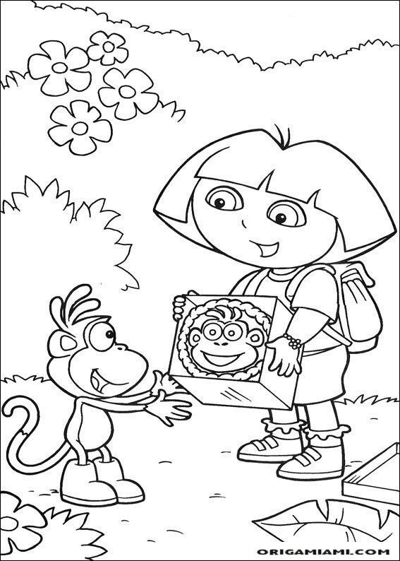 Dora the Explorer coloring page (15)