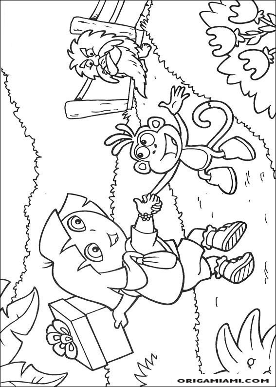 Dora the Explorer coloring page (16)