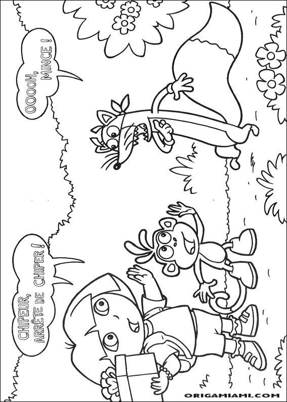 Dora the Explorer coloring page (17)