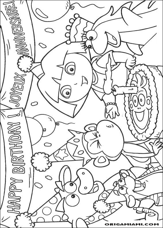 Dora the Explorer coloring page (19)