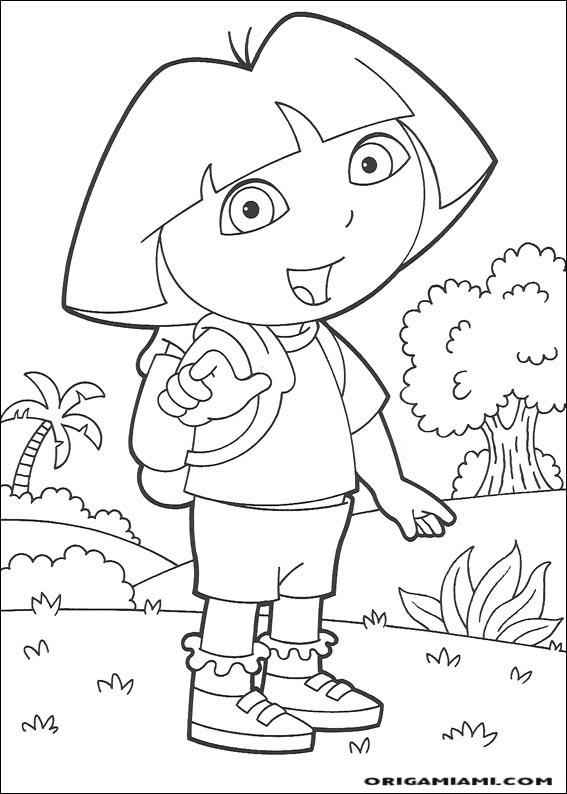 Dora the Explorer coloring page (22)