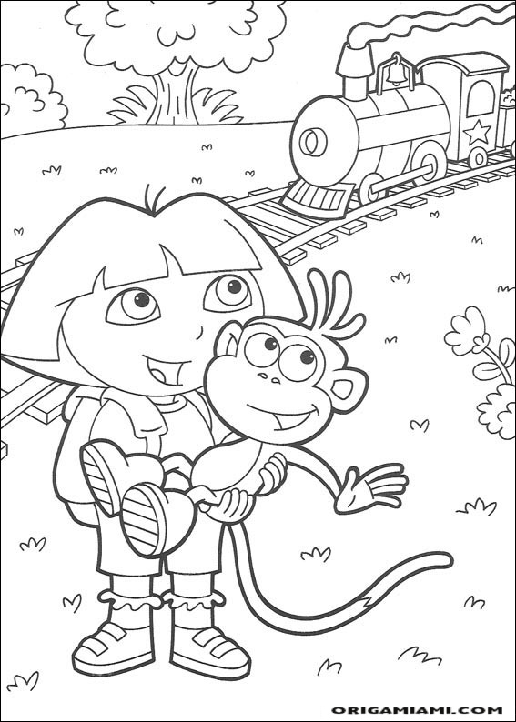 Dora the Explorer coloring page (24)