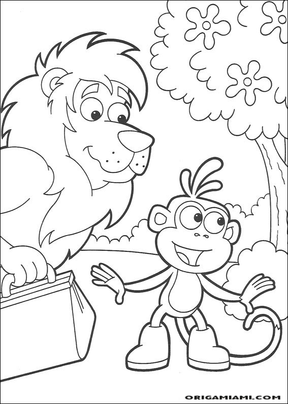 Dora the Explorer coloring page (29)