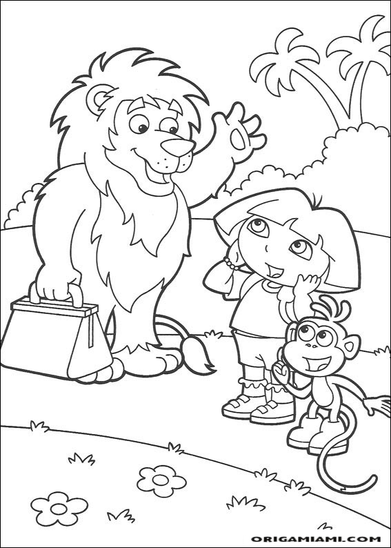 Dora the Explorer coloring page (30)