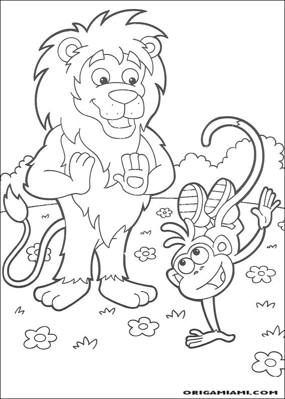 Dora the Explorer coloring page (31)