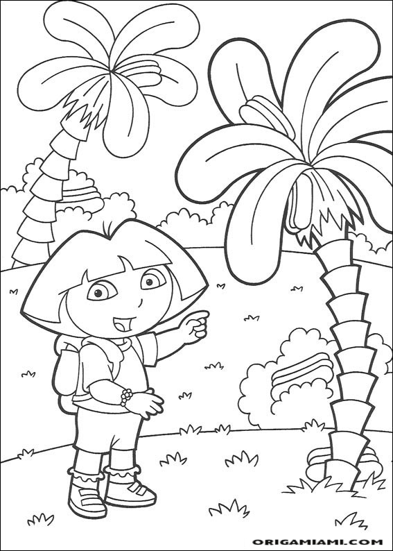 Dora the Explorer coloring page (32)