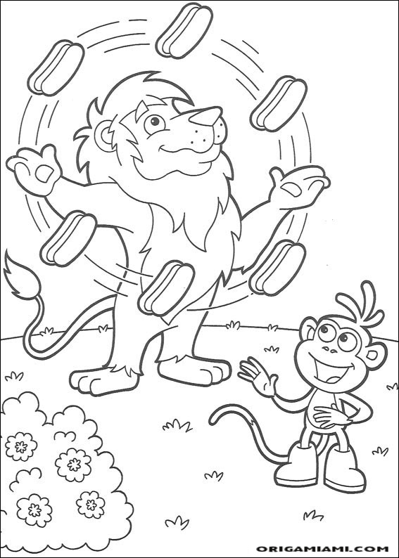 Dora the Explorer coloring page (33)