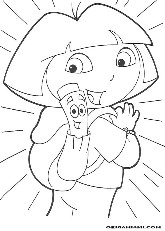 Dora the Explorer coloring page (34)