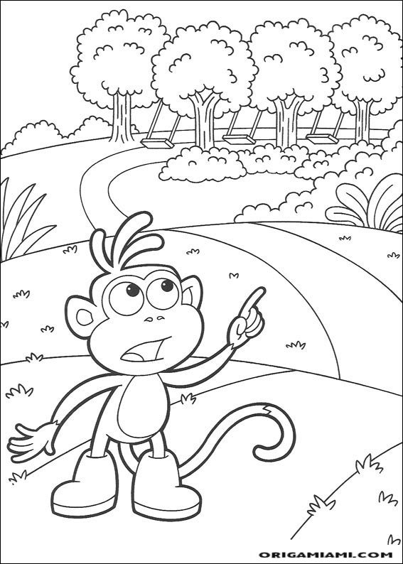 Dora the Explorer coloring page (36)