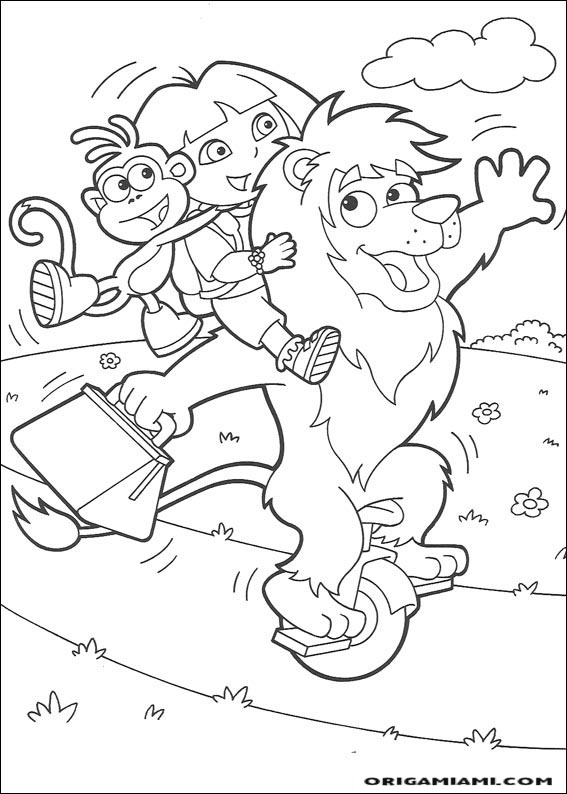 Dora the Explorer coloring page (37)