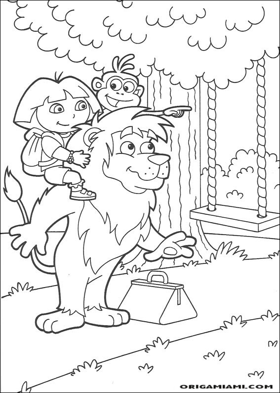 Dora the Explorer coloring page (38)