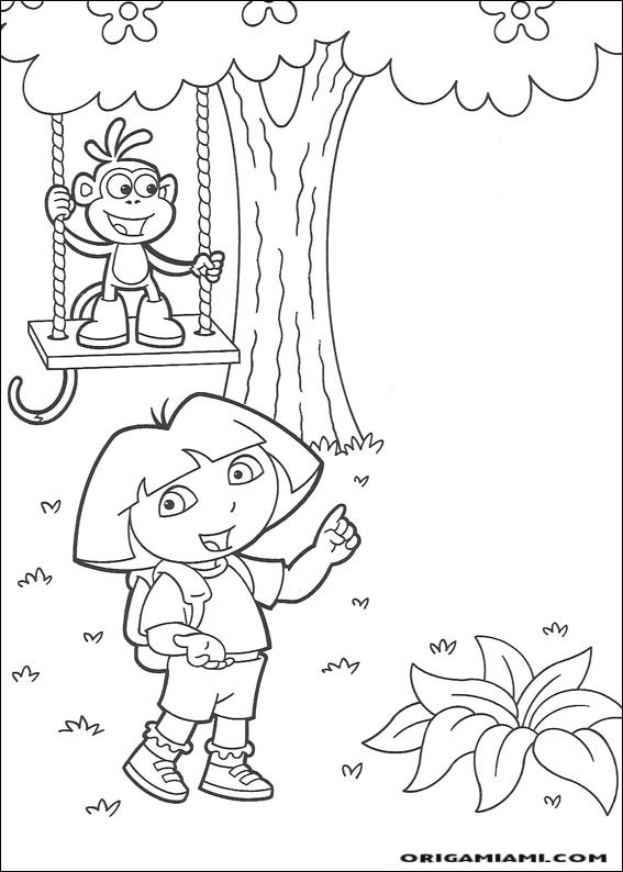 Dora the Explorer coloring page (39)