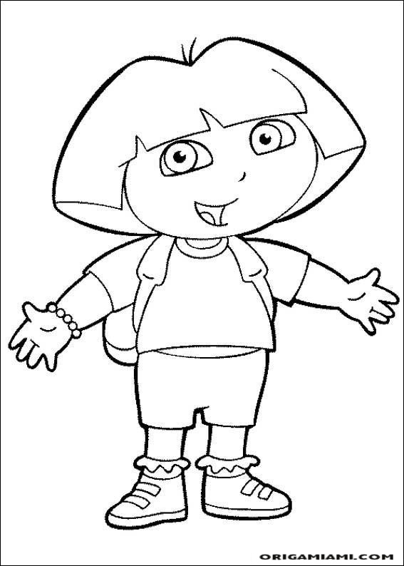 Dora the Explorer coloring page (4)