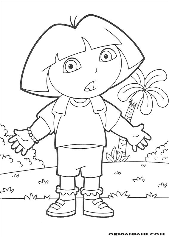 Dora the Explorer coloring page (43)