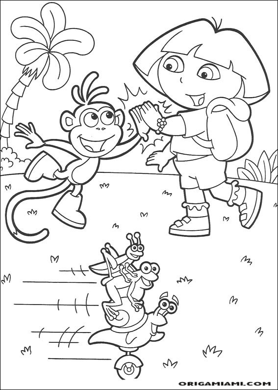 Dora the Explorer coloring page (44)