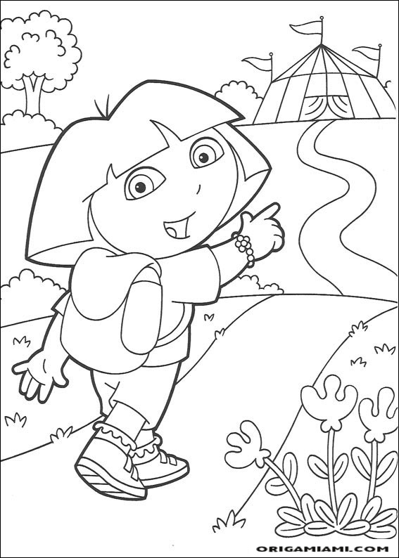 Dora the Explorer coloring page (45)