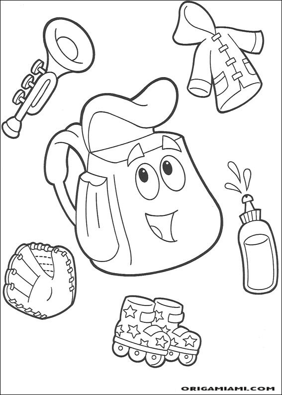 Dora the Explorer coloring page (46)