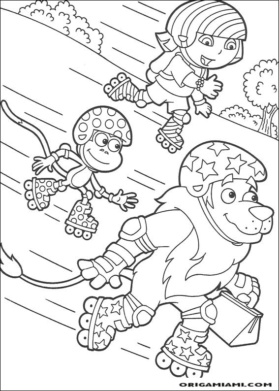 Dora the Explorer coloring page (48)