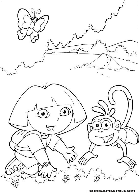 Dora the Explorer coloring page (54)