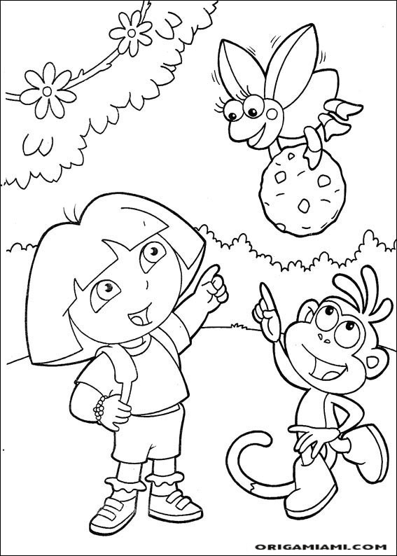 Dora the Explorer coloring page (58)