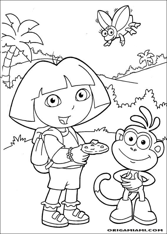 Dora the Explorer coloring page (60)