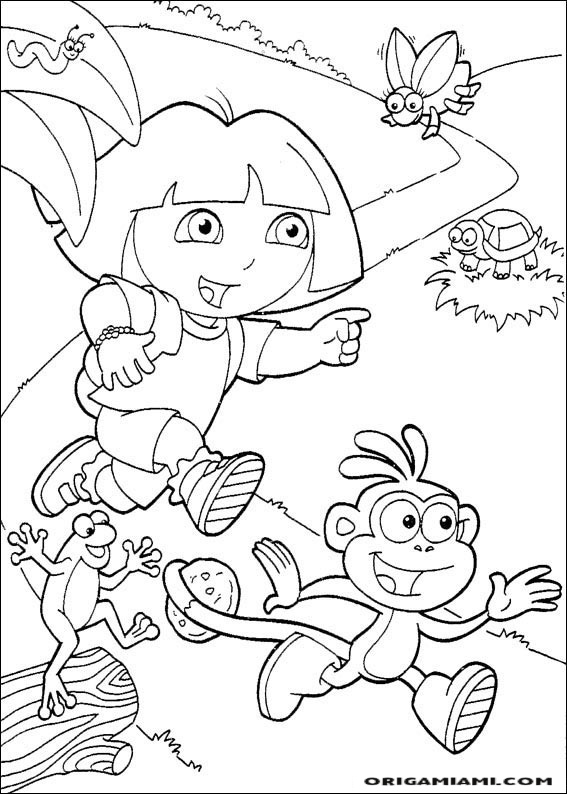 Dora the Explorer coloring page (61)