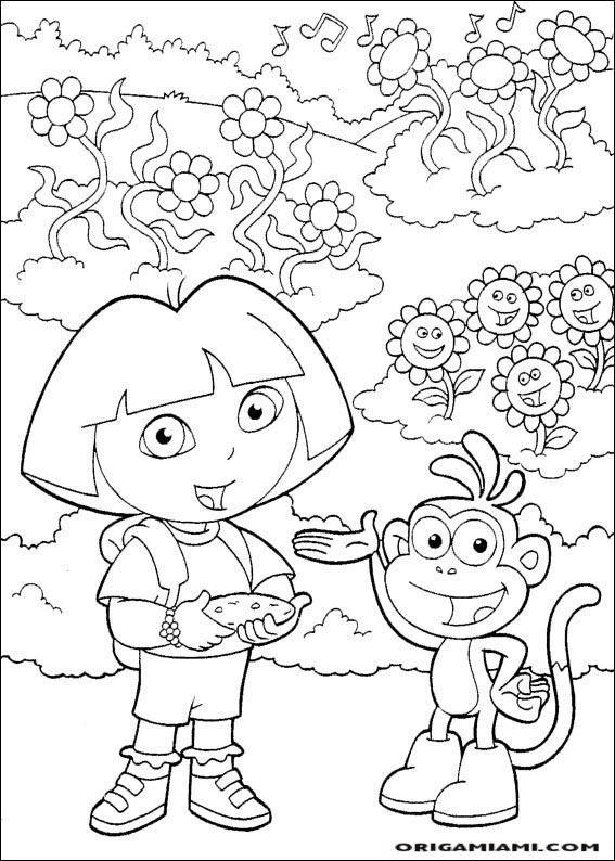 Dora the Explorer coloring page (62)