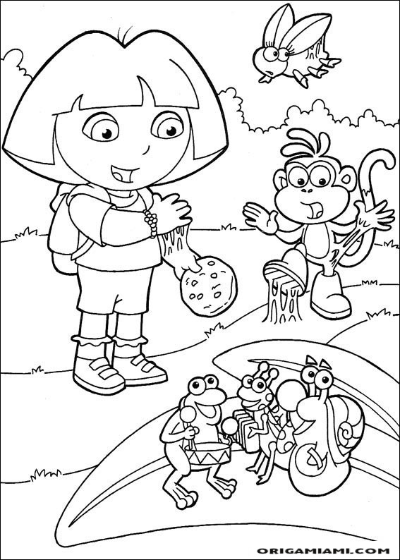 Dora the Explorer coloring page (64)