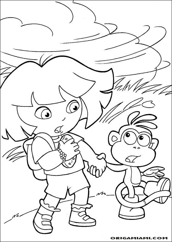 Dora the Explorer coloring page (66)