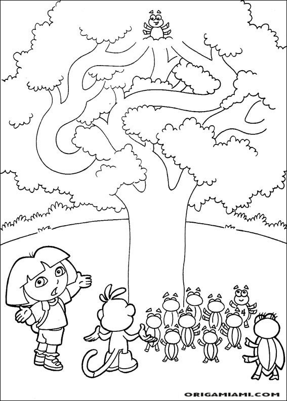 Dora the Explorer coloring page (68)