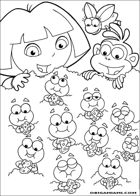 Dora the Explorer coloring page (69)