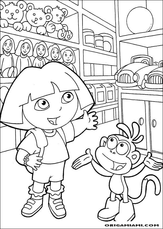 Dora the Explorer coloring page (71)