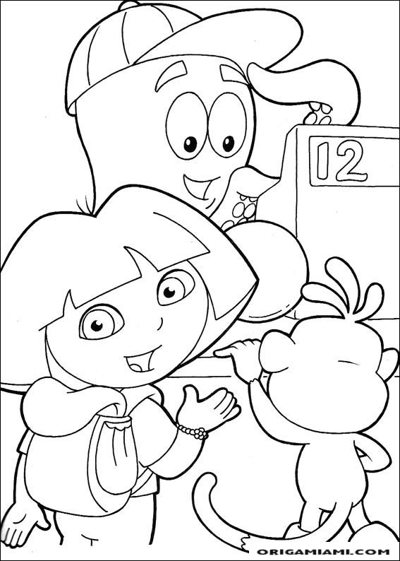 Dora the Explorer coloring page (72)