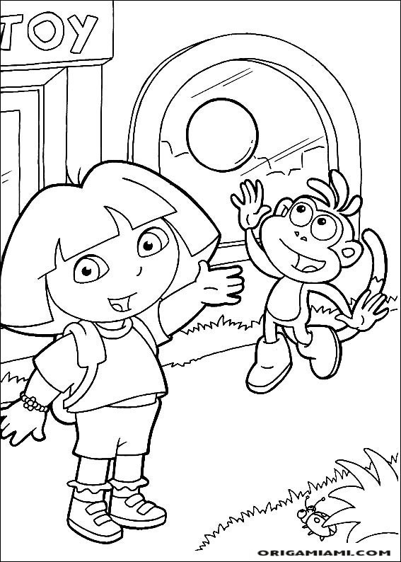 Dora the Explorer coloring page (74)