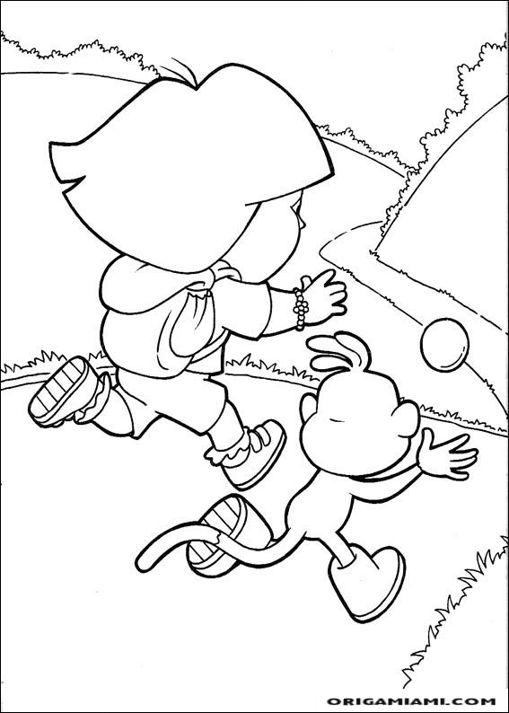 Dora the Explorer coloring page (75)