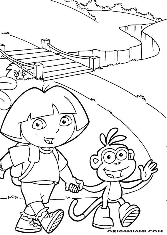 Dora the Explorer coloring page (76)