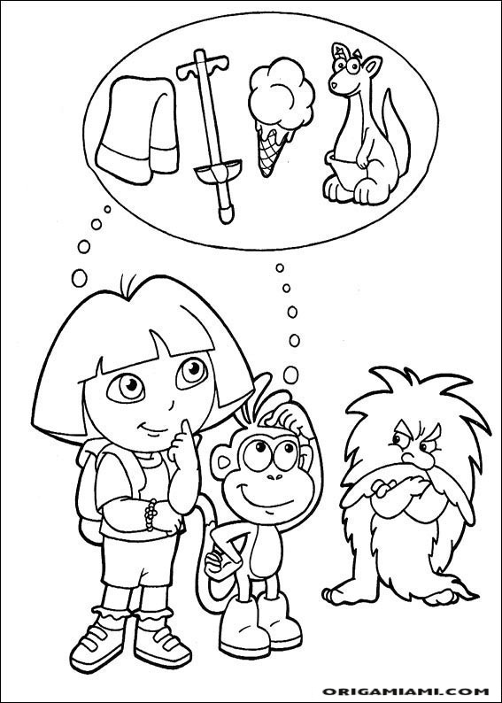 Dora the Explorer coloring page (77)