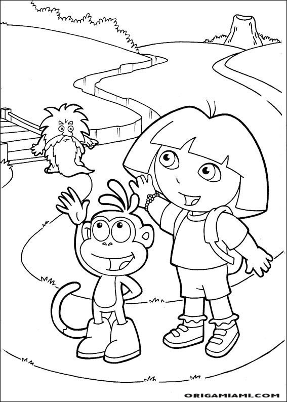 Dora the Explorer coloring page (78)