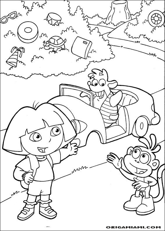 Dora the Explorer coloring page (79)