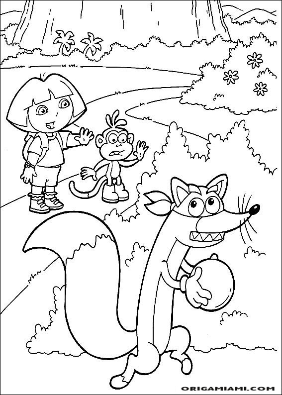 Dora the Explorer coloring page (80)