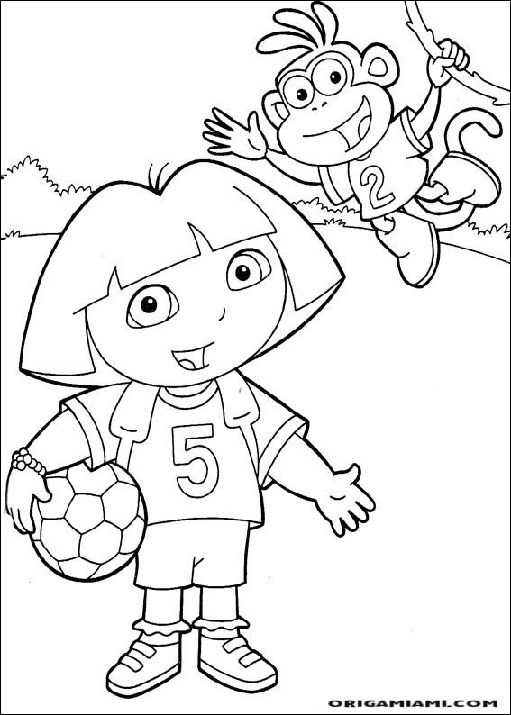 Dora the Explorer coloring page (84)